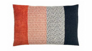 kussen Amber 40x60cm zwart en roest