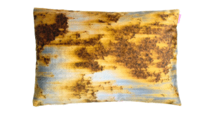 kussen Amber 35x50cm oker gevlekt