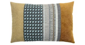 A16 A16 kussen Amber 40x60cm oker en blauw