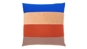 kussen Beautiful leftovers 50x50cm blauw en roest