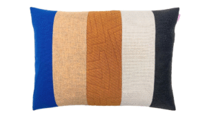 kussen Beautiful leftovers 50x70cm blauw oker