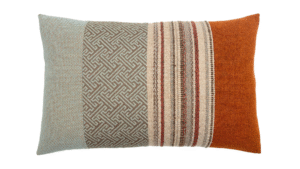 kussen Crescent 40x60cm lichtblauw roest