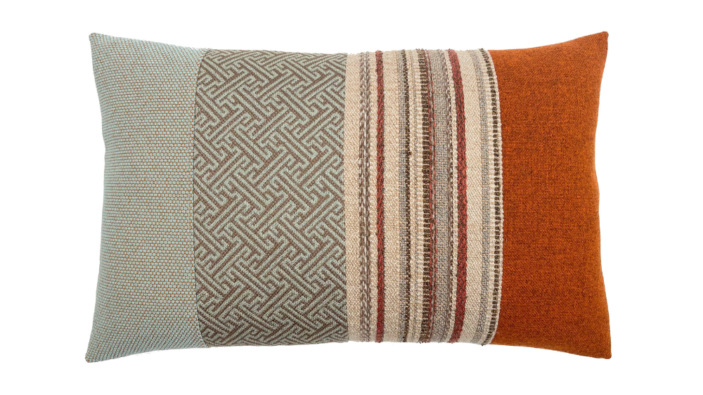 C10 kussen Crescent 40x60cm lichtblauw roest