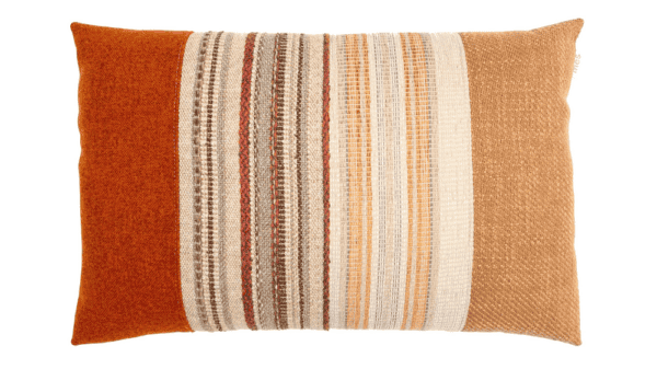 kussen Crescent 40x60cm oker en roest
