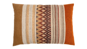 kussen Crescent 50x70cm oker bruin en roest