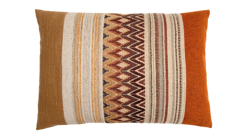 C6 kussen Crescent 50x70cm oker bruin en roest