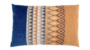 kussen Crescent 40x60cm oker blauw