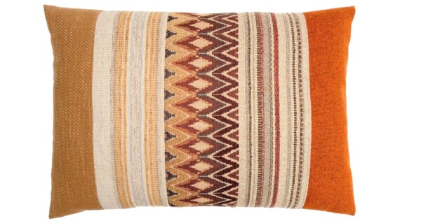 CR6 kussen Crescent 50x70cm oker bruin en roest