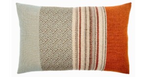 CR9 CR9 kussen Crescent 40x60cm lichtblauw en roest
