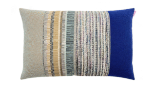 kussen Elements 40x60cm licht en donkerblauw