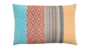 kussen Elements 40x60cm lichtblauw roest zand