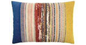 EM7 kussen Elements 50x70cm blauw en geel en roest