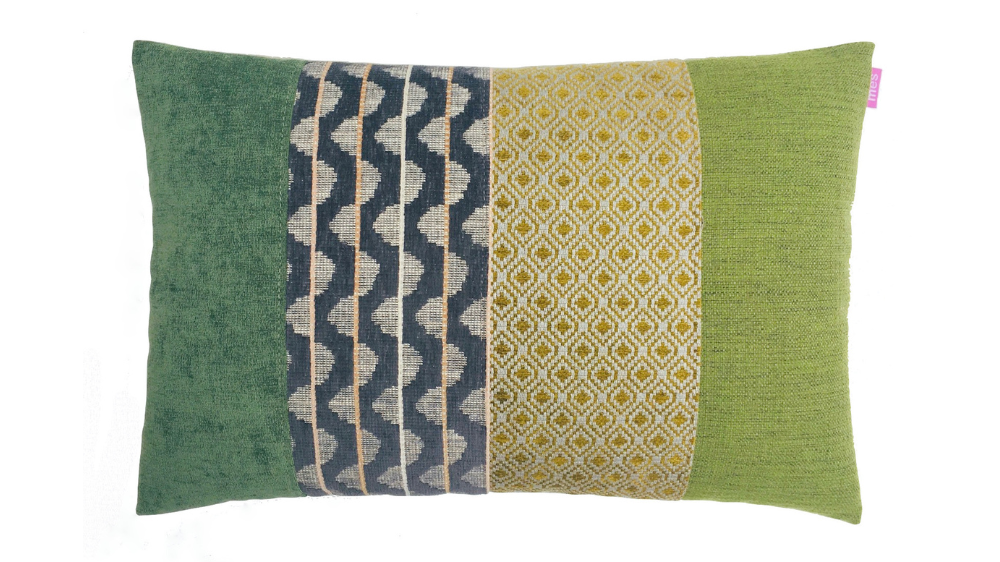 G11 kussen I like green 40x60cm groen en grijs