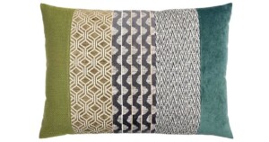 kussen I like green 50x70cm groen en grijs
