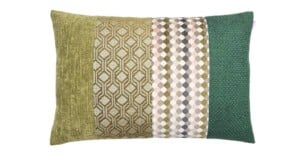 kussen I like green 40x60cm licht en donkergroen roze