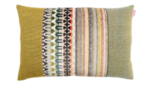 kussen I like green 40x60cm licht groen multicolor