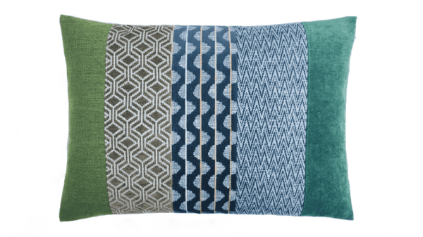 kussen I like green 50x70cm groen en grijs