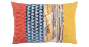 kussen Mix & match 40x60cm roest geel en blauw