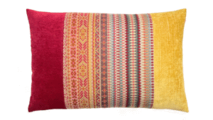 kussen Mix & match 40x60cm rood en geel