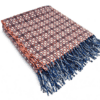 plaid Manteca 135x190cm blauw roest ecru