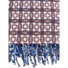 plaid Manteca 135x190cm blauw roest ecru