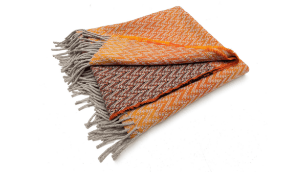 plaid Manteca 135x190cm roest tinten
