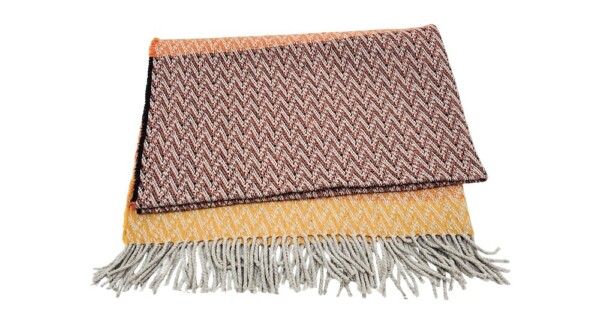 plaid Manteca 135x190cm roest tinten