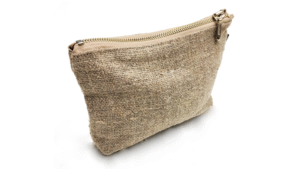 toilettasje 12x18cm Burlap zandkleur