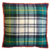 kussen Ruit deken 40x40cm Sale blauw en groen