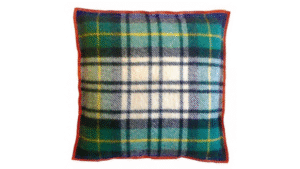 deken kussen 40x40cm blauw en groen