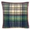 kussen Ruit deken 40x40cm Sale blauw en groen