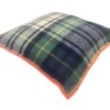 kussen Ruit deken 40x40cm Sale blauw en groen