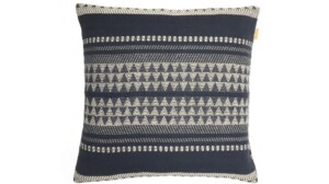 Kussen Timboektoe 60x60cm zwart met ecru
