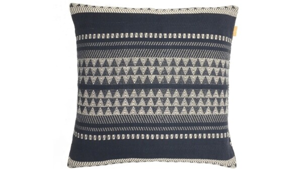 Kussen Timboektoe 60x60cm zwart met ecru
