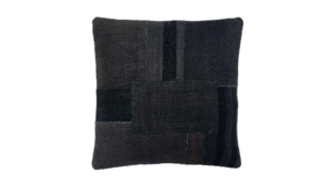 kussen Hennep 50x50cm zwart