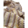 sjaal Harlequin 40x210/220cm geel crème roze