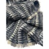 sjaal Harlequin 40x210/220cm bruin zwart
