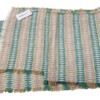 sjaal Harlequin 40x210/220cm zachtroze en groen