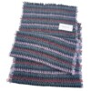 sjaal Harlequin 40x210/220cm lila, groen, grijs en rood