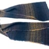 sjaal Harlequin 40x210/220cm zwart en oker