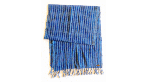 sjaal Sakai 40x190cm Indigo People