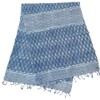 sjaal en pareo Toshio 65x200cm Indigo People