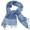 sjaal en pareo Toshio 65x200cm Indigo People