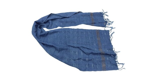 sjaal Tsuru 42x170cm Indigo People