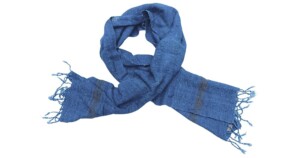 SJ29D sjaal Tsuru 42x170cm Indigo People