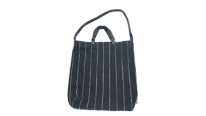 tas Anna 45x35x8cm zwart gestreept