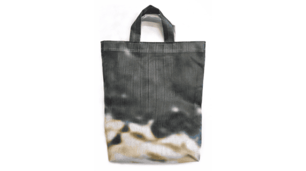 tas Steigerdoek 35x30cm groen gevlekt