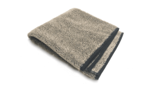 handdoek Linnen 50x70cm zand en zwart