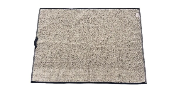 handdoek Linnen 50x70cm zand en zwart
