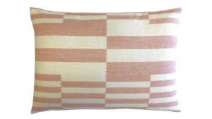 kussen Pierre F. 50x70cm roze en wit